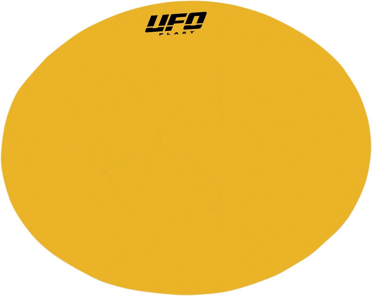 UFO VINTAGE OVAL STICKER FOR OVAL NUMBER PLATES YELLOW ME08050D