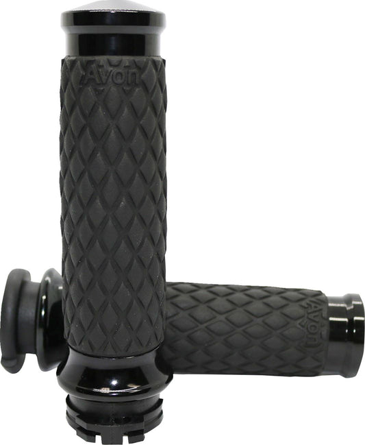 AVON GRIPS GRIPS DIAMOND CONTOUR BLK TBW DIA-65-ANO-FLY