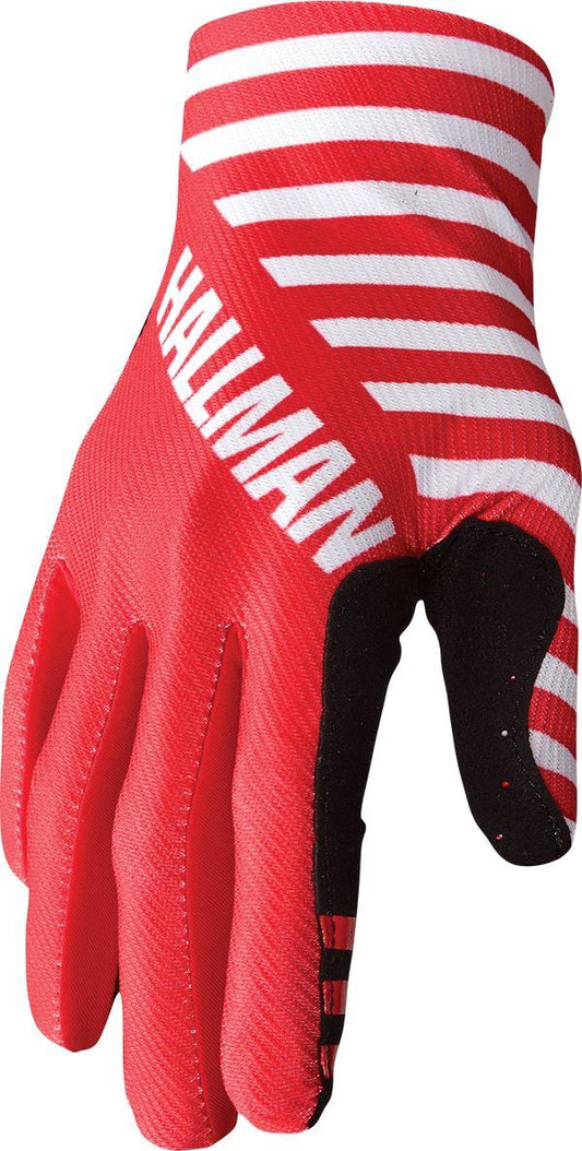 THOR Mainstay Gloves WH/RD 2024 Model
