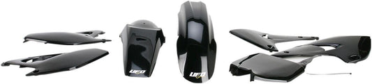 UFO COMPLETE BODY KIT KAWASAKI KX125/250 BLACK KAKIT201E-001