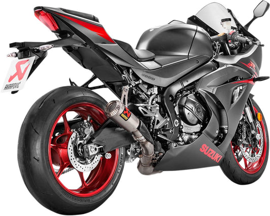 Akrapovic Slip-On Line Muffler TI For Suzuki GSX-R 1000 ABS 17-24 S-S10SO13-CUBT