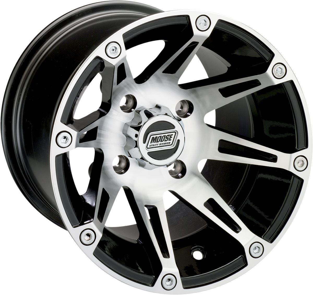 Moose Utility 387 Machined 12X7 4/156 4+3 Alloy Quad UTV Wheel