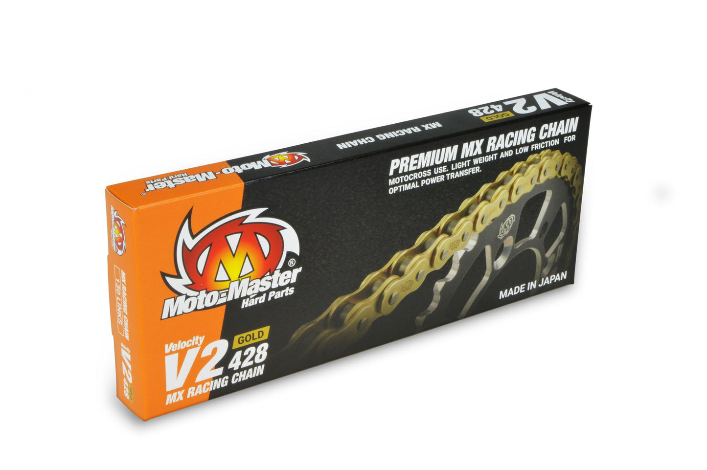 Moto-Master Uom 428 V2 Drive Chain For Yamaha XSR 125 1977-2026 Gold 642801