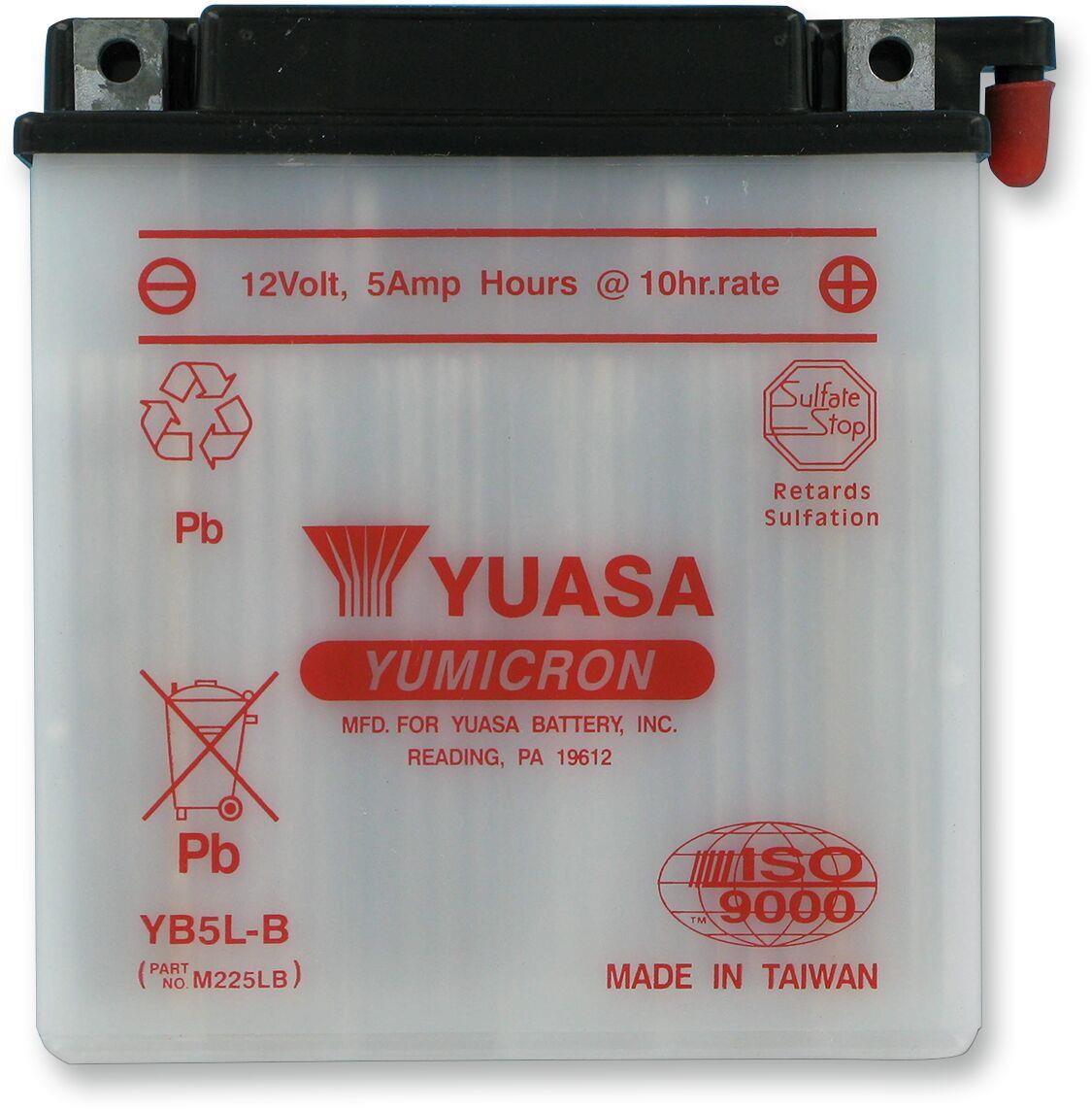 Yuasa Yumicron Battery For Yamaha NS 50 F 1967-2020 YB5L-B(DC)