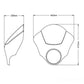 PUIG Dark Night Screen Light Smoke for Yamaha XV 950/R 14-20 21109H
