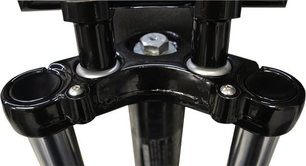 La Choppers Flush-Mount Fork Caps For Harley XL 1200 C 1957-2016 LA-7504-39B