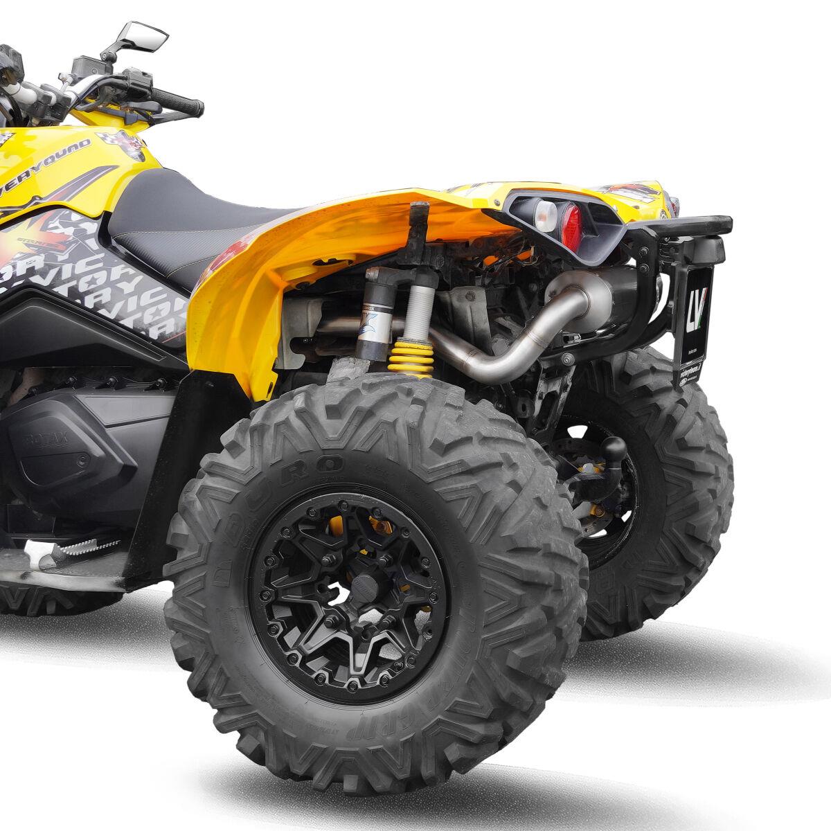 LEOVINCE LV One Evo Stainless Steel Slip-On Muffler for ATV CAN AM RENEGADE 1000 12-26 14473EU