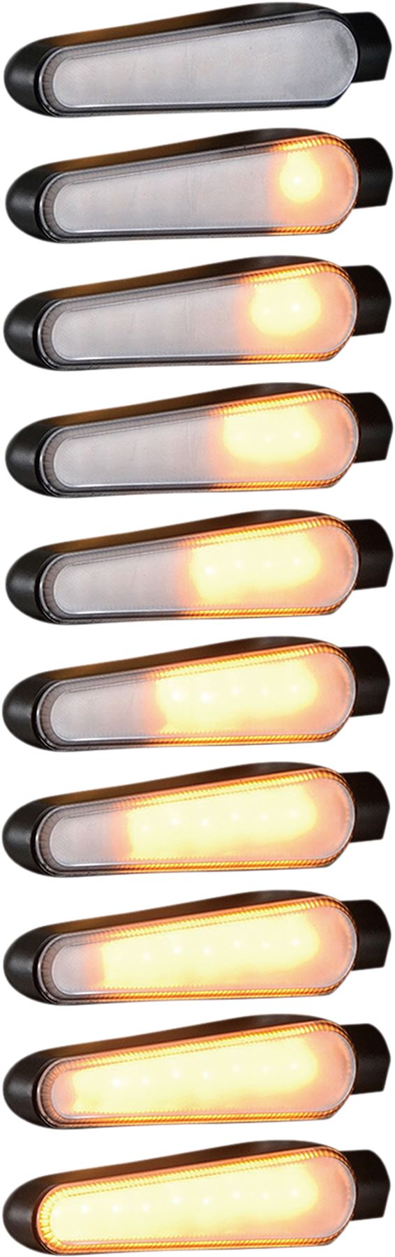 Daytona LED Sequential Turn Signals Pair E-Marked Amber D-Light Indicator 89273