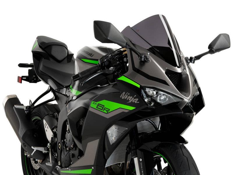 PUIG R-Racer Screen Blue for Kawasaki ZX-6R 636 24-25 21831A