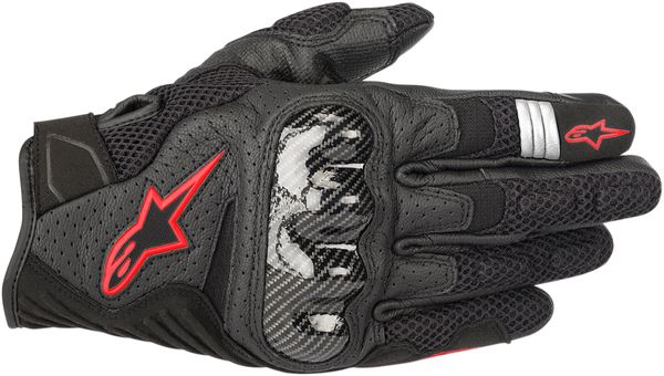 Alpinestars Smx-1 Air Carbon V2 Gloves Red Black