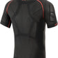 Alpinestars Ride Tech V2 Summer Short Sleeve Underwear Top Black Red