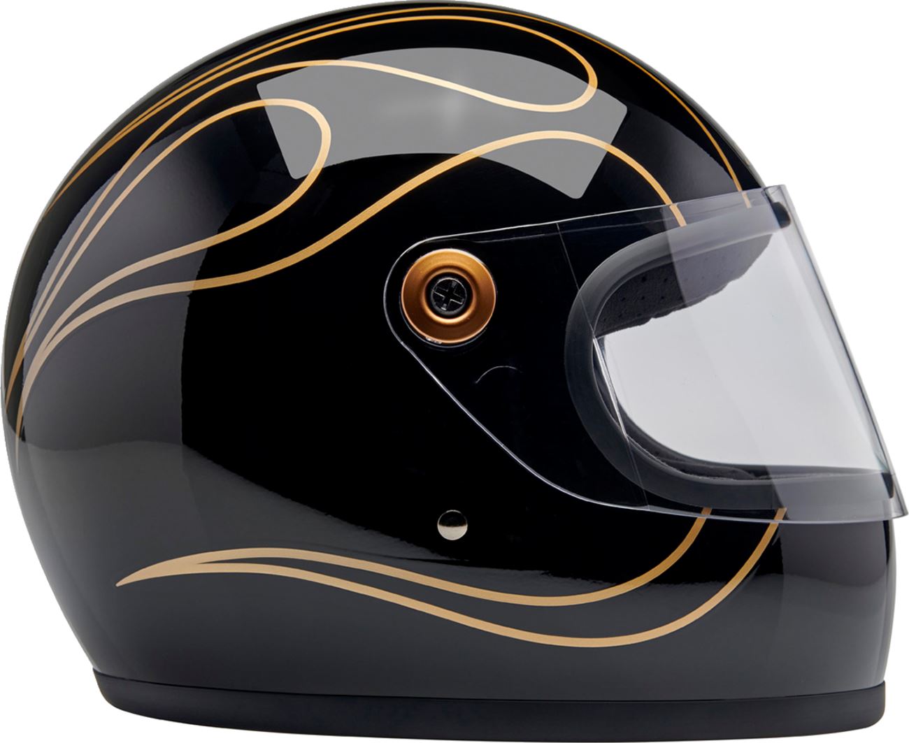 BILTWELL Gringo S Black Motorcycle Helmet