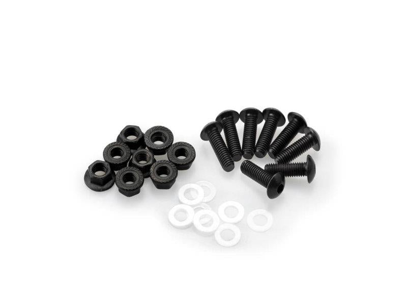 PUIG Anodized Screen Screw Set w/ Nuts Blue Universal 21764A