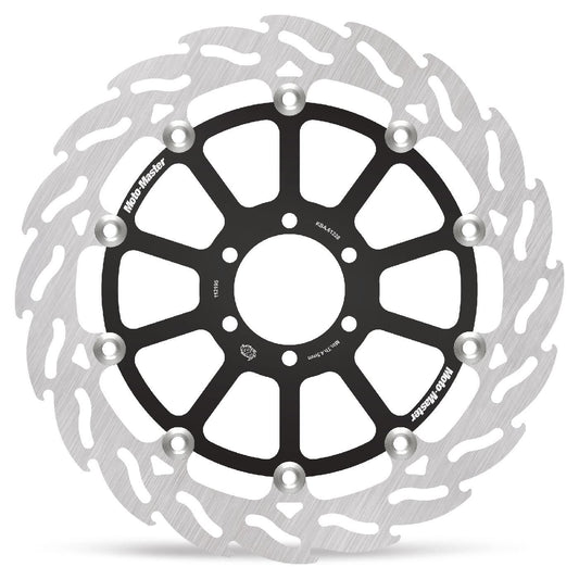 Moto-Master Flame Series Floating Rotor For BMW K 1600 B 2010-2024 Black 112195