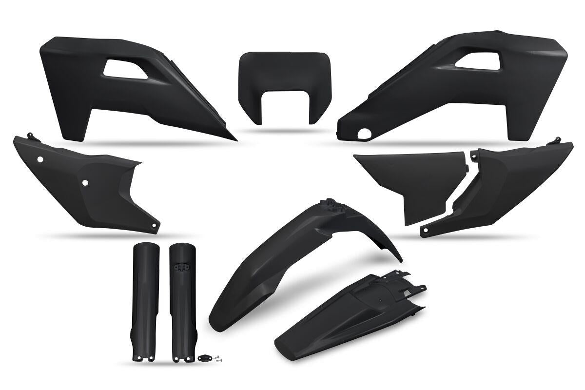 UFO Complete Body Kit For Husqvarna FE 250 2025 ABS Gloss Black HUKIT631F@001
