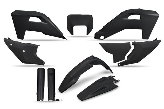 UFO Complete Body Kit For Husqvarna FE 250 2025 ABS Gloss Black HUKIT631F@001