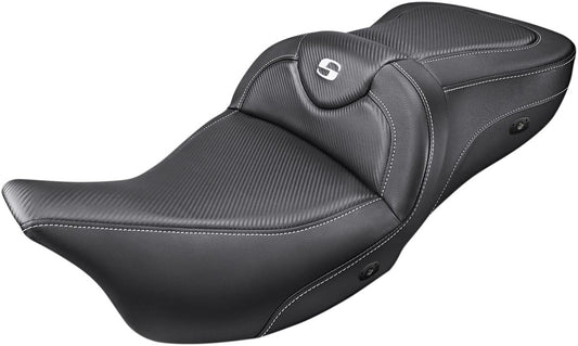 Saddlemen Heated Roadsofa™ Carbon Fiber Seat (808-07B-185HCT)