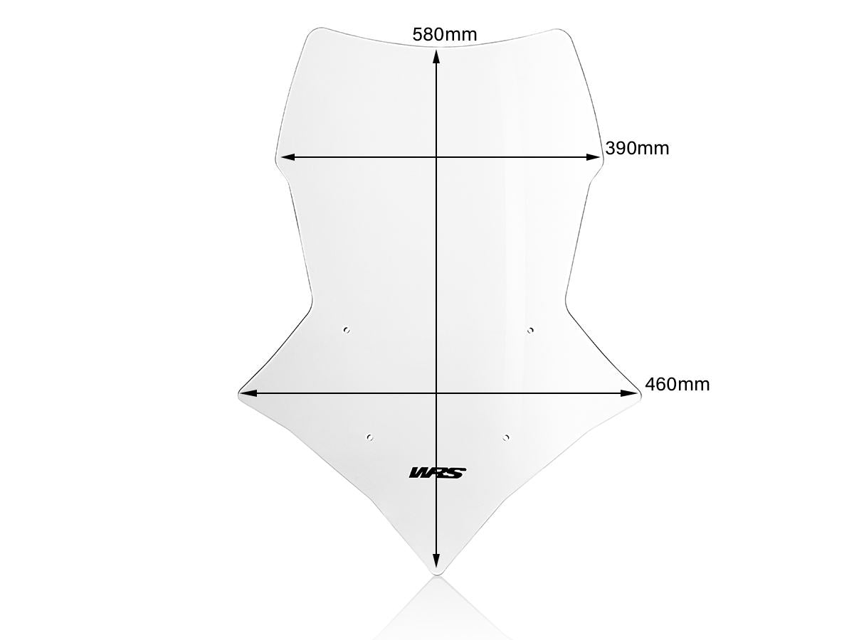 WRS Windscreen Tour Yamaha Mt09 Tracer Clear Ya004t