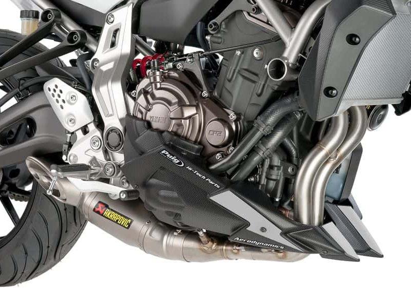 PUIG Engine Spoiler Carbon Look for Yamaha MT-07 14-20 7022C