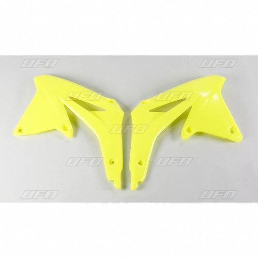 UFO RADIATOR COVERS SUZUKI RMZ450 FLUO YELLOW SU04927-DFLU