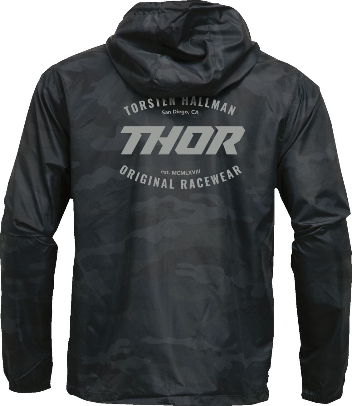 Thor Jacket Windbreaker Caliber Black 24 Model