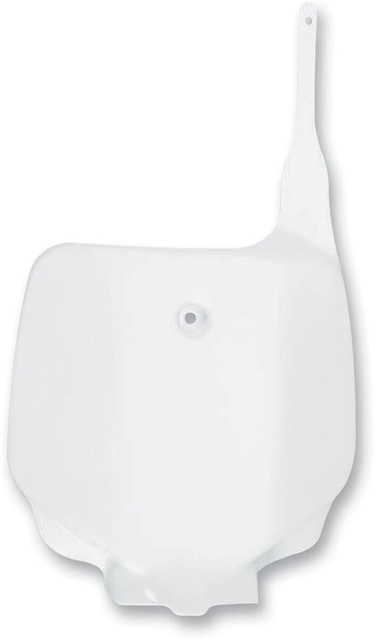 UFO FRONT NUMBER PLATE KAWASAKI KX85 WHITE KA03712-047