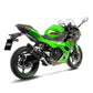 Leovince Muffler Lv-14r For Kawasaki Ninja 500 19-24 Matte Black Stainless Steel 15607b
