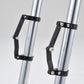 Daytona Headlight Bracket Set CNC Adjustable Black Fork Mount Pair 80725