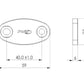 Puig Mirror Screw Caps Black 8159N