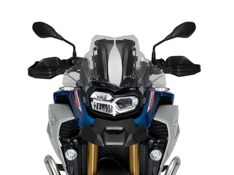 PUIG Electronic Screen Height Adjuster Black for BMW F850 GS Adventure 19-23 3689N
