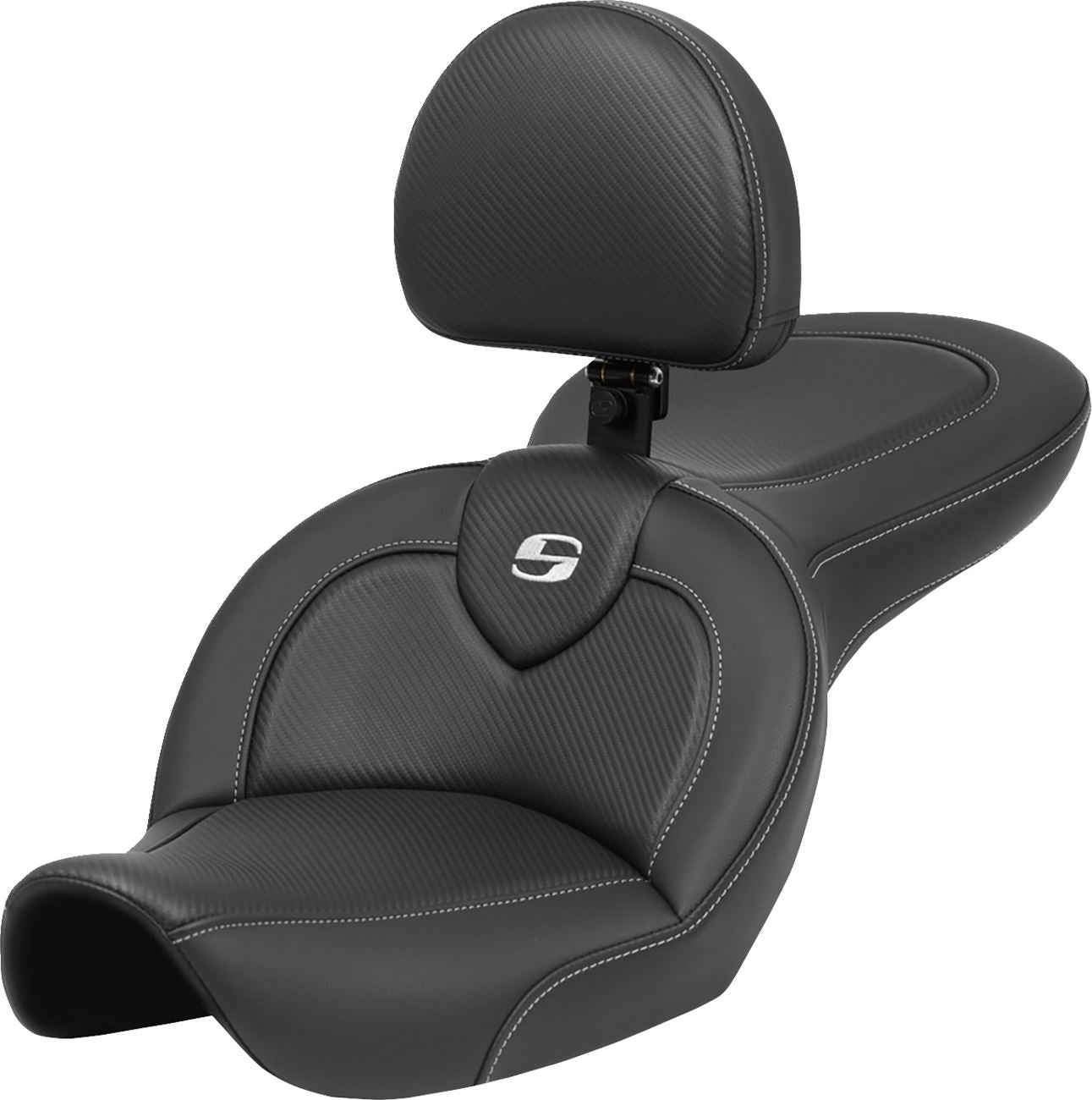 Saddlemen Roadsofa Reach Seat With Backrest For HD FXDWG 1450 96-03 896-05-185BR