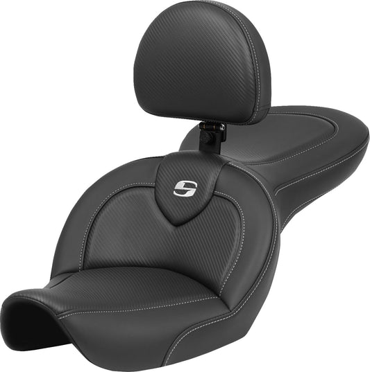 Saddlemen Roadsofa Reach Seat With Backrest For HD FXDWG 1450 96-03 896-05-185BR