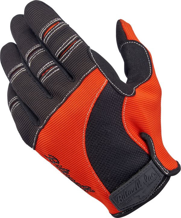 Biltwell Motorcycle Gloves Moto Orange/Black