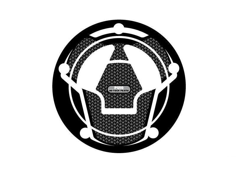 PUIG Naked Fuel Cap Protector Grey for Kawasaki Ninja H2 15-18 8240U