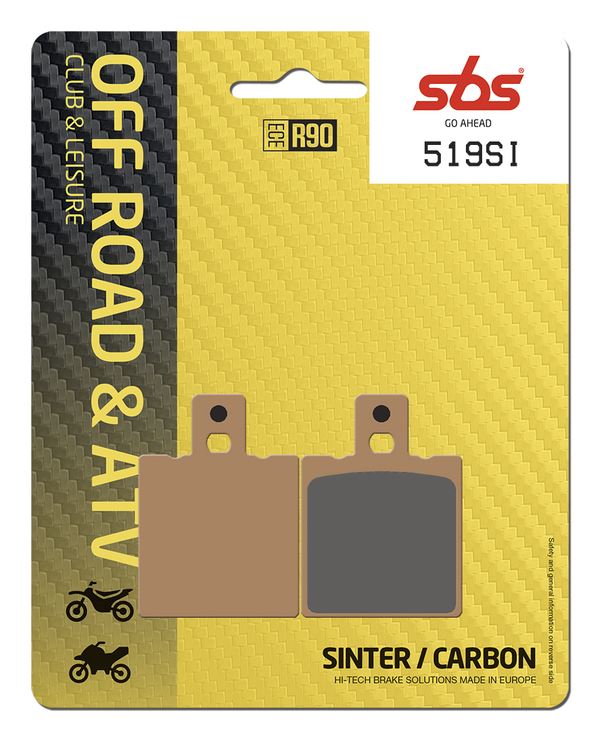 Sbs SI Offroad Sintered Brake Pads For Ducati Monster 1000 S4RS 1977-2013 519SI