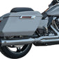 S&S CYCLE 2-into-1 GNX Exhaust System RACE CHROME for Harley Davidson FLT 17-25 550-1168