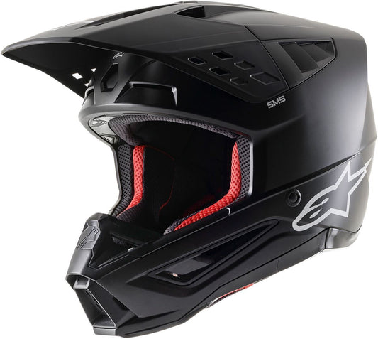 ALPINESTARS Supertech M5 Solid Black MX Helmet