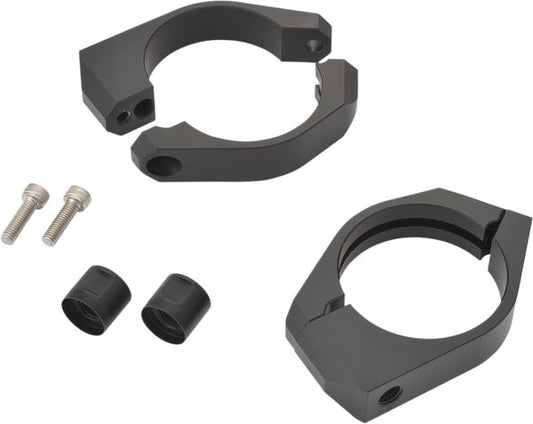 Daytona Fork Clamp Kit CNC Milled ECE Approved Black Mounting Bracket 89861