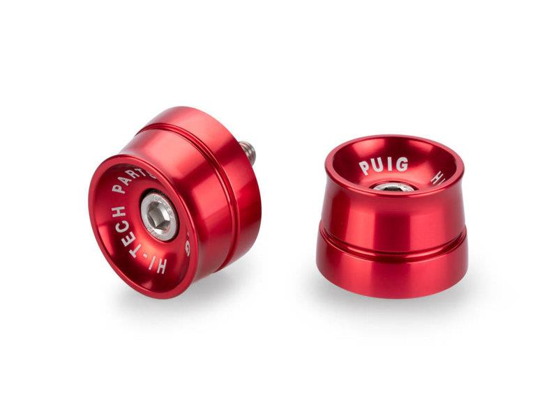 PUIG Speed Bar Ends Red for Yamaha YZF R1/M/Race/R6/R7 16-25 21401R