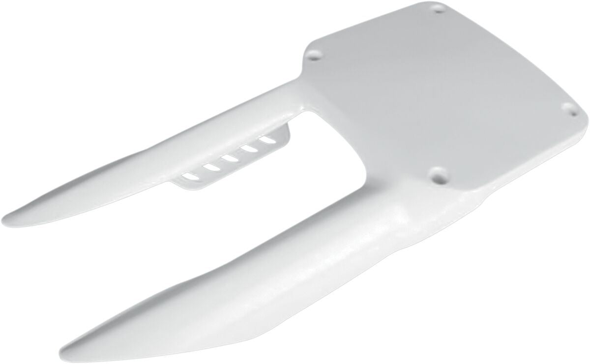 UFO FRONT NUMBER PLATE SUZUKI RM125/250 WHITE SU02960-041