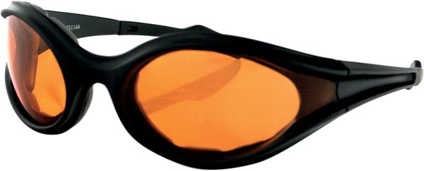 BOBSTER Foamerz Wrap Around Design Black Sunglasses ES114