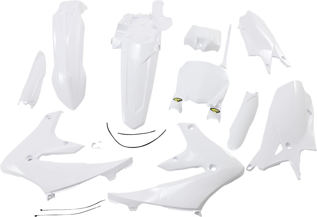 Cycra Powerflow Full Body Kit For Yamaha YZ 250 FX 2018-2024 White 1CYC-9327-42