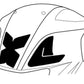 PUIG Full Tank Protection Pads Carbon Look for BMW F800 R 09-19 8433C