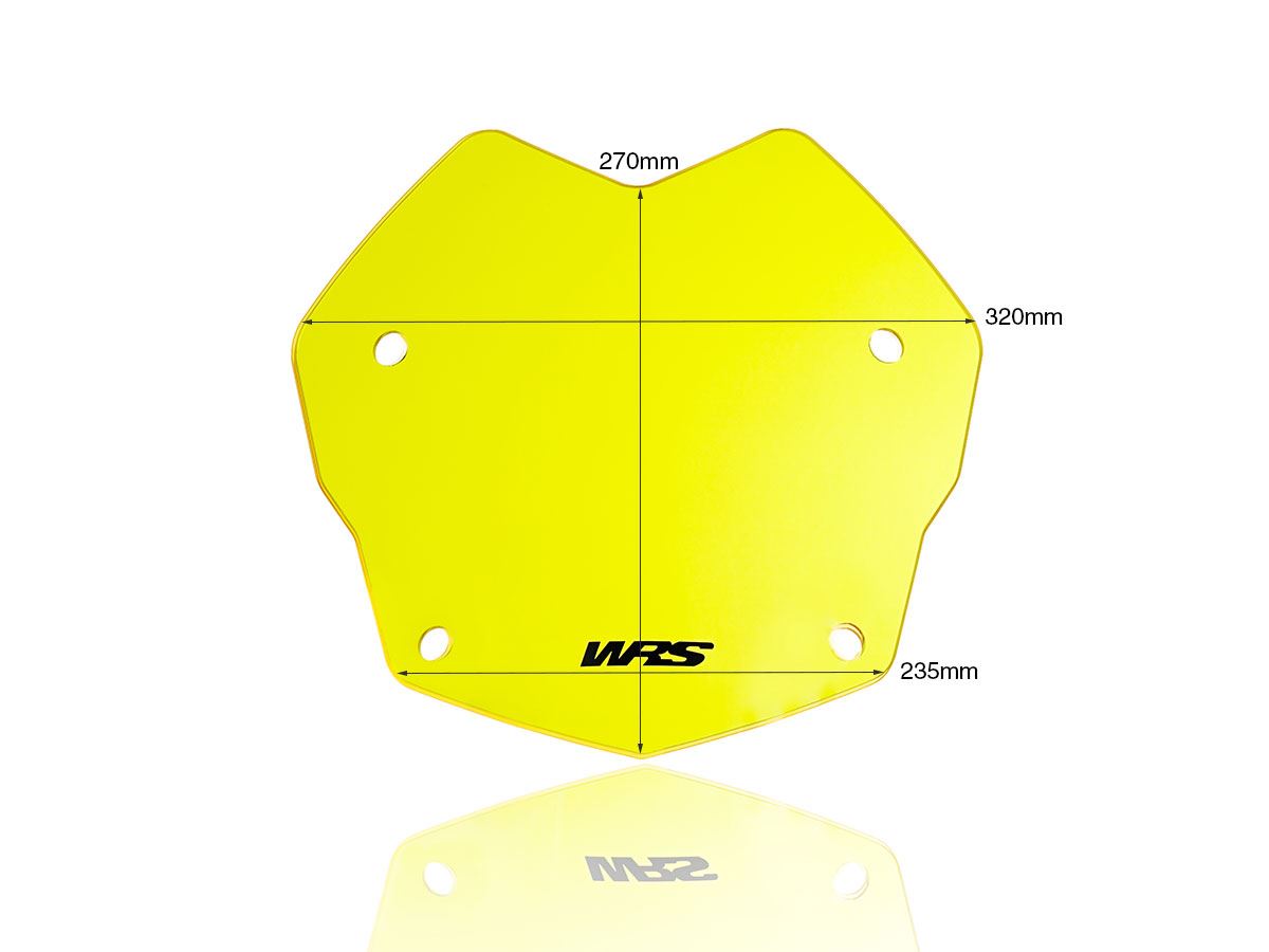 WRS Rallye Windscreen BMW R1250gs Yellow Bm045gf