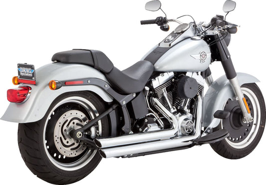 Vance & Hines Big Shots Staggered Exhaust System Chrome For HD FXCWC 1584 86-09 17959