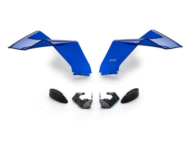 PUIG Downforce Spoilers Blue for Yamaha YZF R1/M/Race 20-25 20523A