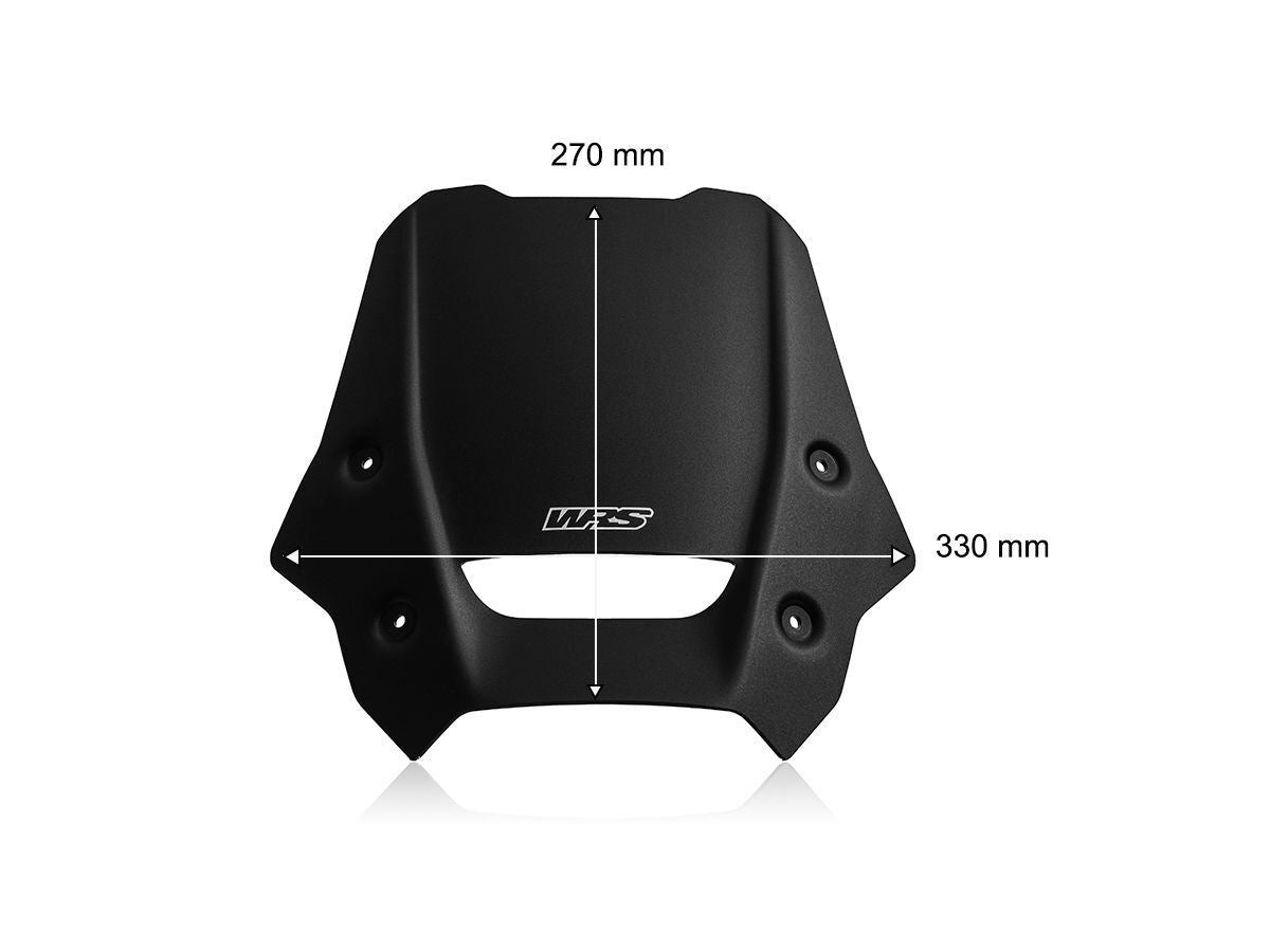 WRS Windscreen Sport Nx 500/400 Matt Black Matte Dual Purpose HO078NO