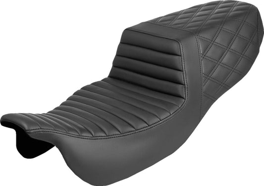 Saddlemen Step-Up Seat For Harley Davidson FLRT 1868 2015-2025 Black 815-07-176