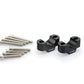 Puig 20mm Handlebar Risers For 29mm Bars Black 7642H