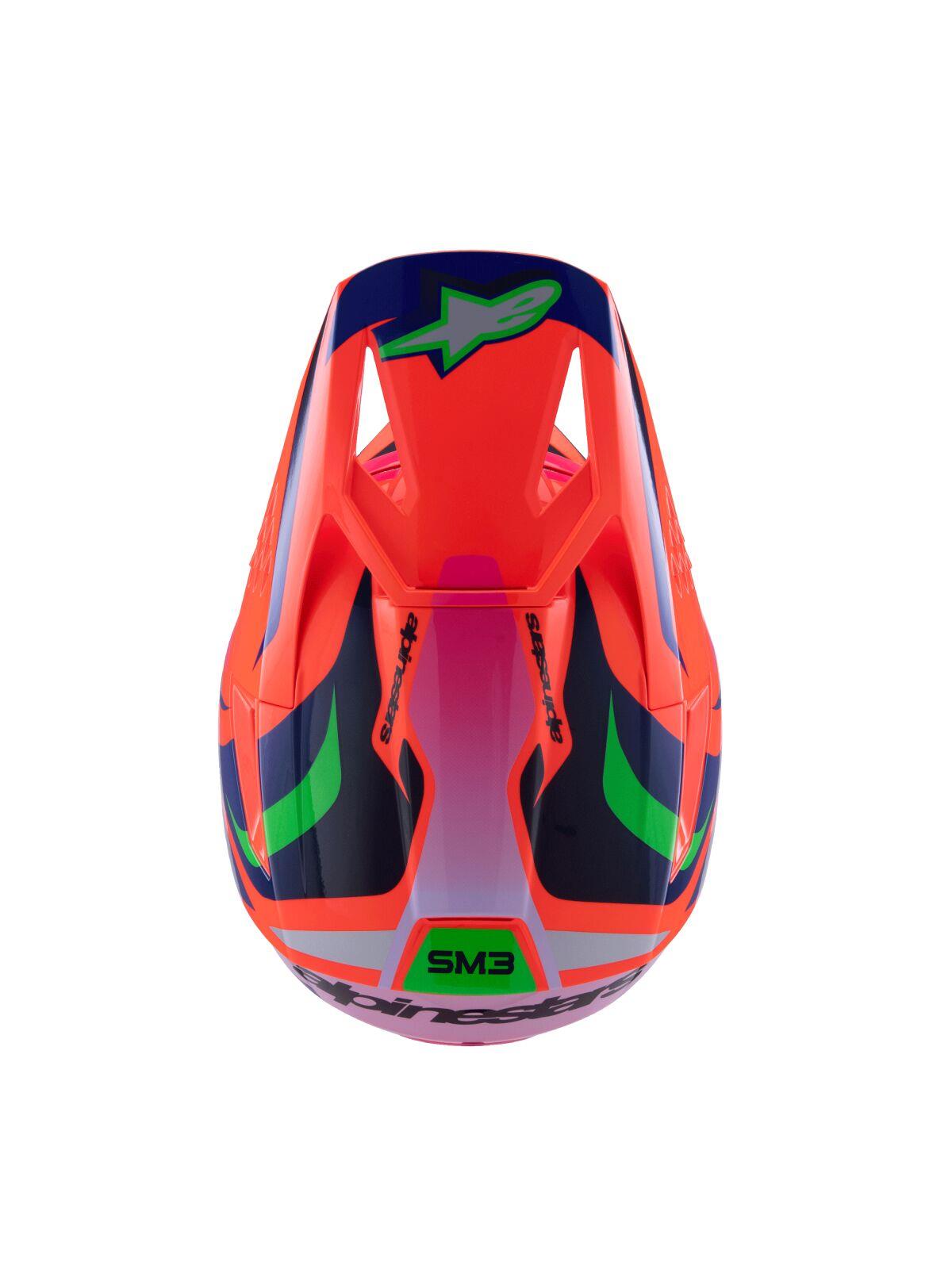 ALPINESTARS Youth SM3 Deegan Orange/Multi MX Helmet